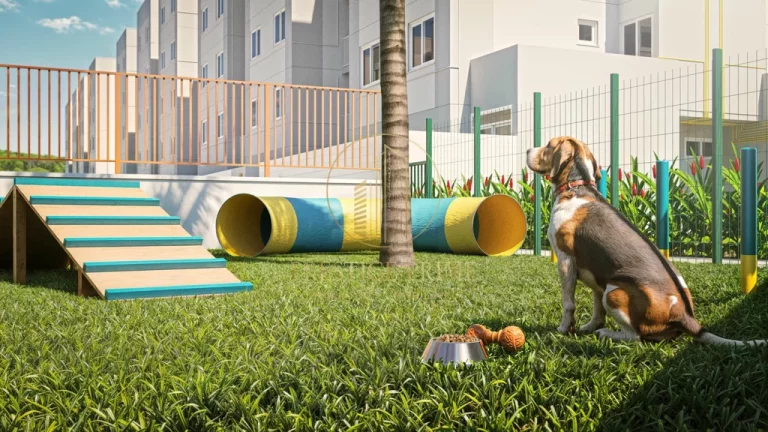 Imagem O Residencial Varandas Mendanha oferece apartamentos de 2 quartos com varanda e gardens em Campo Gra...