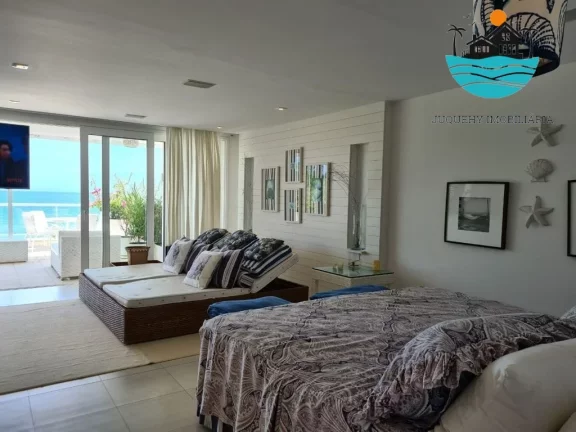 Imagem Casa a Venda em Juquehy Frente ao Mar, Aluguel Mas 12 pessoas, com 5 Suítes, vista ao mar, 350m² de área construída | Juquehy Imobiliária