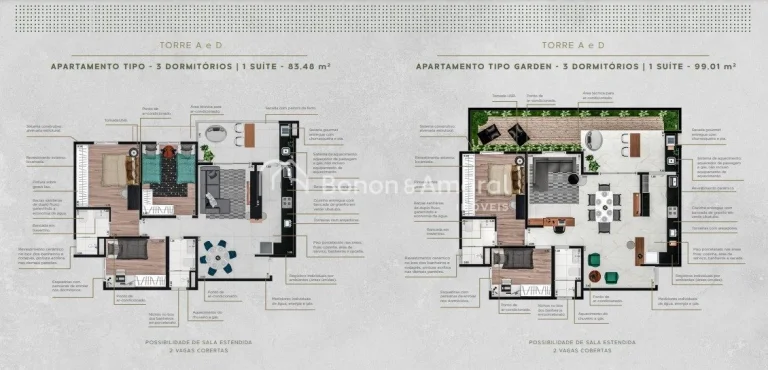 Imagem Apartamento à venda com 3 dormitórios no Eco Vila Santa Margarida no Bairro Morumbi em Paulínia -...