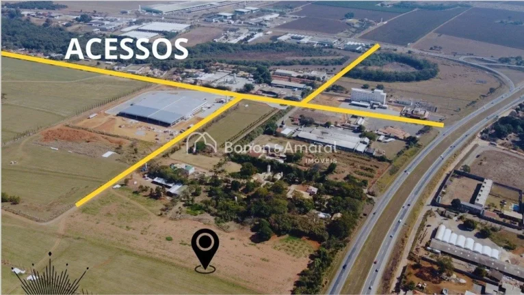Imagem Venda , área Industrial ou Comercial em Jaguariuna !!
Área com 140,00 metros de frente para a rodo...