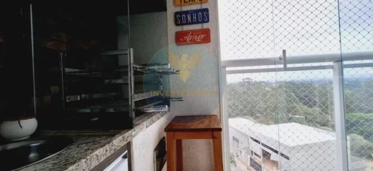 Imagem Apartamento mobiliado na Granja Viana com lazer completo