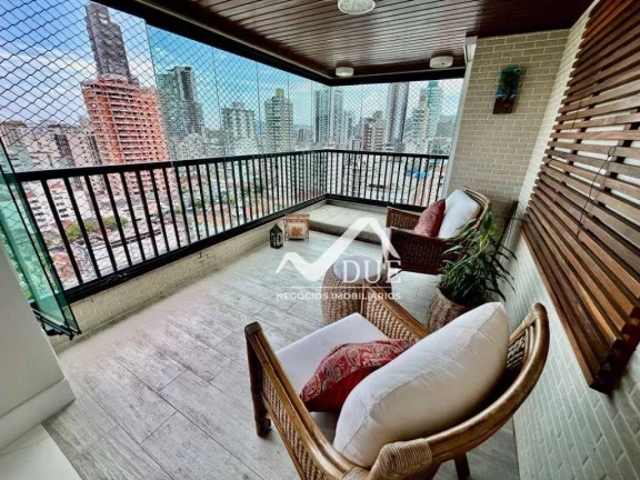Imagem Cobertura com 4 dormitórios à venda, 292 m² por R$ 3.200.000,00 - Pompéia - Santos/SP
