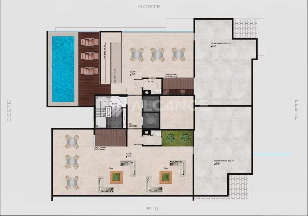 Imagem Flat - 19,21 m² - Bessa, João Pessoa/PB