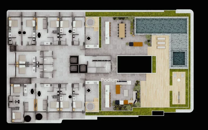 Imagem Coberturas Duplex com jacuzzi privativa e área de lazer completa na cobertura a 130m da praia do Bessa / Jardim Oceania - CO0156