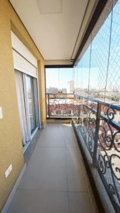 Imagem Apto 145m², 3 suítes, sala ampla, lavabo, sacada com churrasqueira, cozinha americana, área de se...