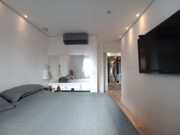 Imagem Apartamento com 3 quartos/suítes, varanda gourmet e lazer à venda na Vila Rica/Boqueirão - Santos/SP
