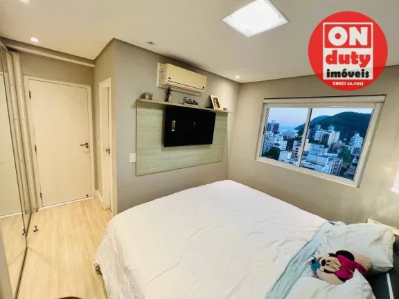 Imagem Apartamento com 2 dormitórios à venda, 96 m² por R$ 700.000 - Jardim Las Palmas - Guarujá/SP