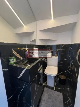 Imagem Vendo sobrado novo com planejados. Lindo sobrado de 143m² no Jardim presidência, Imóvel de 3 Dormitorios com Armários, sendo 2 suítes, Closet, 2 vagas de garagem, Palnejados na cozinha e banheiro, Àres gourmet com churrasqueira, Agente uma visita e se sur