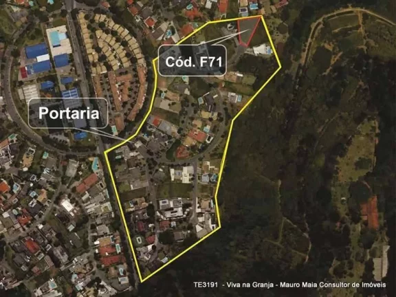 Imagem Cond Passárgada D - LOTE 1.483,16m², praticamente plano, 100% aproveitável!