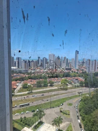 Imagem Sala Comercial para locação no Empresarial Duo Corporate Towers com vista para o mar da praia de Manaíra no bairro dos Ypês - SA0057