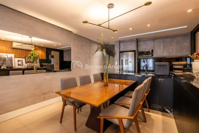 Imagem Apartamento moderno com acabamentos de alto padrão e excelente integração entre os ambientes. Con...