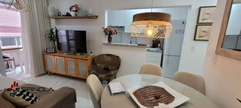 Imagem Apartamento com 2 dormitórios à venda, 62 m² por R$ 588.000,00 - Vila Caiçara - Praia Grande/SP