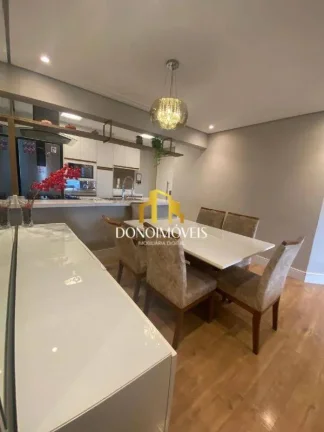 Imagem Apartamento decorado com 104m², 3 dormitórios (2 suítes), 2 vagas, móveis planejados inclusos! E...