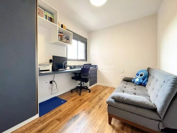 Imagem Lindo apartamento em andar alto, com vista privilegiada para o Cambuí e sol da manhã. Empreendimen...