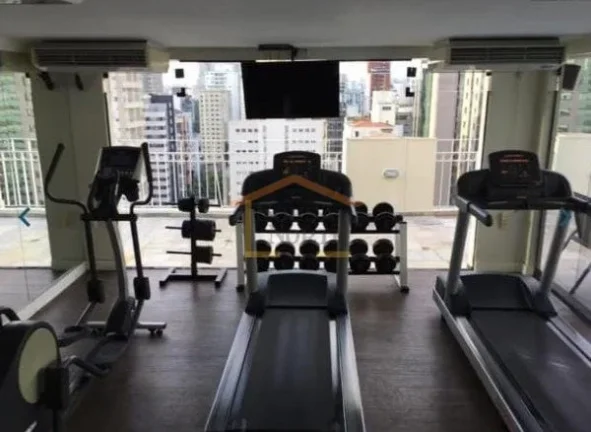Imagem Apartamento 60m², 2 dormitórios, armários embutidos, piso em mármore, ar condicionado quente e f...
