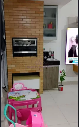 Imagem Apartamento no Ed Sunset com churrasqueira privativa na varanda