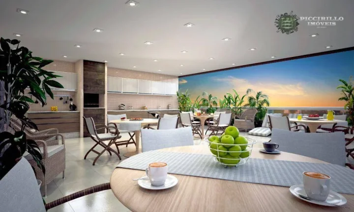 Imagem Apartamento com 2 dormitórios à venda, 71 m² por R$ 637.956,00 - Vila Guilhermina - Praia Grande/SP