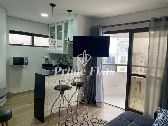 Imagem Flat disponível para locação no Hotel Paulista Wall Street na Bela Vista, com 55m², 1 dormitório e 1 vaga de garagem