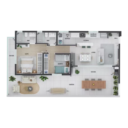 Imagem Saint Maartan - Breve Lançamento - Apartamento à venda no bairro Portão - Curitiba/PR