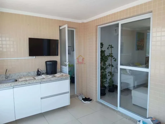 Apartamento de luxo à venda em Praia Grande, Canto do Forte, com 3 quartos, 110m2
