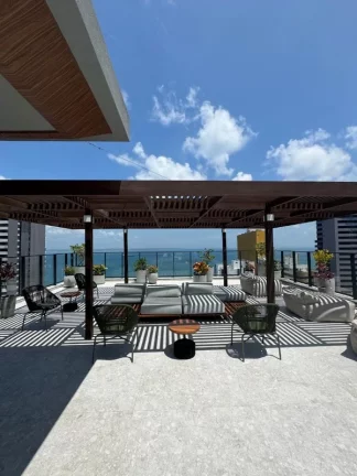 Imagem A 5ª Avenida Imóveis selecionou essa unidade imperdível no ALIVE CORREDOR DA VITÓRIA: Studios com 26,74m2 de área privativa c/ varanda, alto vista mar
