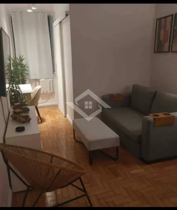 Imagem Apartamento de 1 Quarto Mobiliado no Leblon | Já disponível no Airbnb