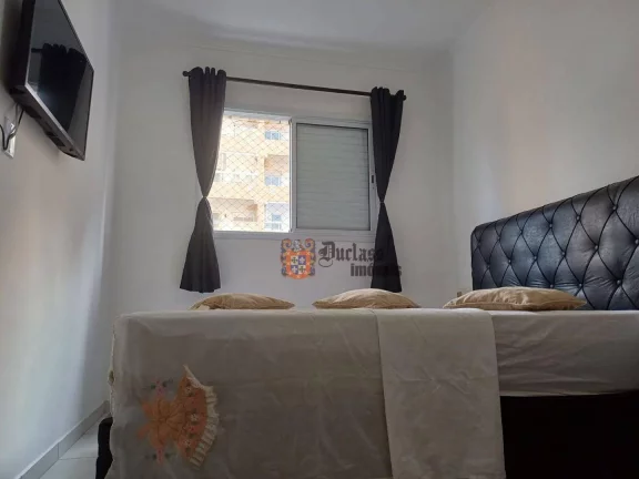 Imagem Apartamento com 1 dormitório à venda, 55 m² por R$ 350.000,00 - Vila Guilhermina - Praia Grande/SP