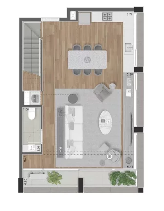 Imagem Duplex em Cerqueira César - São Paulo SP