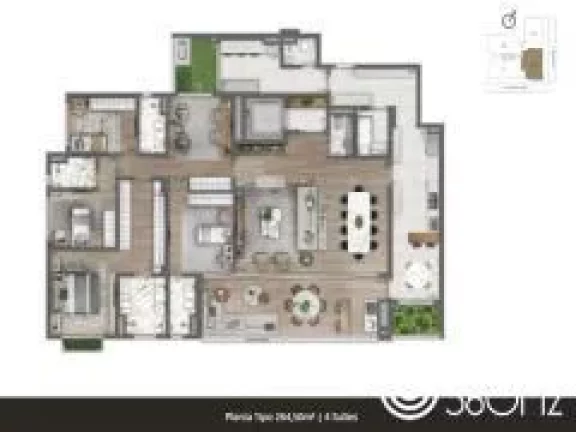 Imagem Apartamento para Venda em São Paulo / SP no bairro Indianópolis Imagem Apartamento para Venda em São Paulo / SP no bairro Indianópolis