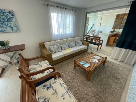 Imagem Viva o Alto Padrão na Enseada Azul, Guarapari. Apresentamos uma Cobertura Duplex espetacular, total...
