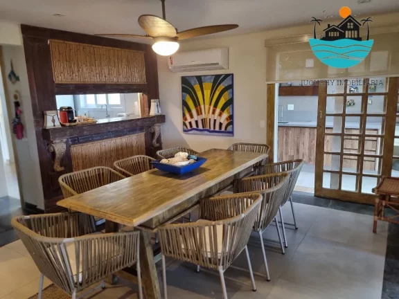 Imagem Casa para locação em condomínio com vista ao mar em Juquehy com 5 suítes, serviço de praia - Acomodação 10-12 pessoas | Juquehy Imobiliária