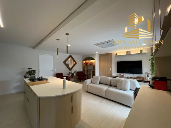 Imagem Apartamento de Luxo no Brooklin Paulista: 2 quartos, 2 suítes, 2 salas, 1 banheiro, 2 vagas, 130m² - São Paulo-SP