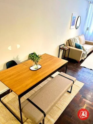 Imagem Loftna rua dos Andradas com 47 m², reformado e mobiliado.