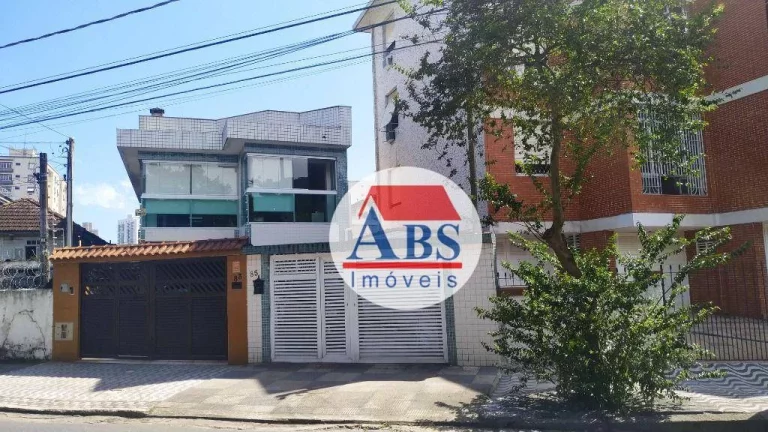 Imagem Casa Sobreposta Térrea com 3 dormitórios à venda, 140 m² por R$ 730.000 - Marapé - Santos/SP