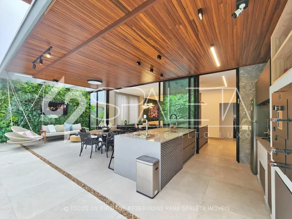 Imagem Magnífica residência totalmente mobiliada, decorada e com elevador à venda em Riviera de São Lourenço