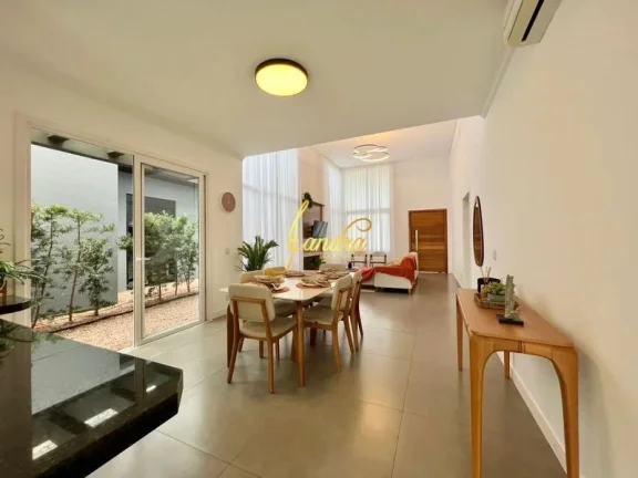 Imagem Excelente Casa no Condomínio Riviera Estilo contemporânea! Composta por 4 suítes, sendo 2 americanas,