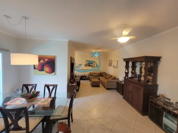 Imagem Apartamento com 3 dormitórios, MOBILIADO a venda em Ubatuba com localização privilegiada no bairro de Itaguá.- 300 metros da orla.