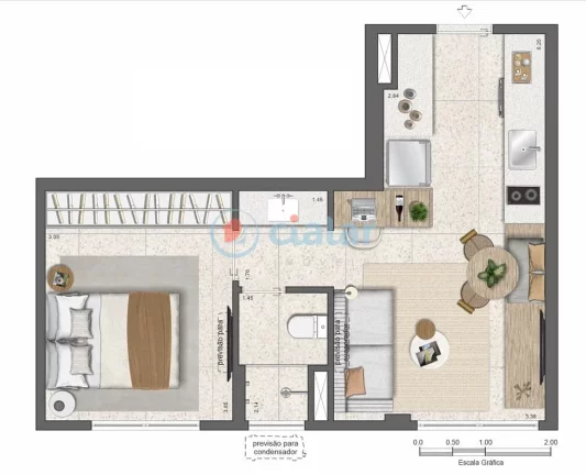 Imagem Studio à venda 1 Quarto 27.7M Gávea Rio de Janeiro - RJ | Parque Sustentável da Gávea - Residencial - Fase 2