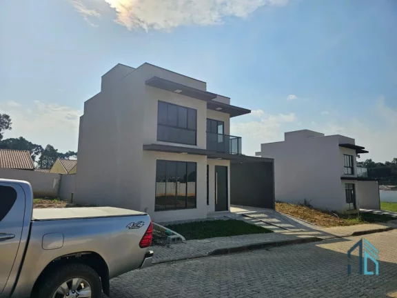 Foto do imóvel: Sobrado em condomínio, amplo terreno, 03 quartos c/suíte, no Guabirotuba em Colombo -PR