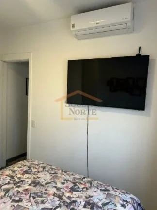 Imagem Apartamento à venda com 57 m², 2 dormitórios com armários, sacada ampla integrada à cozinha, sa...