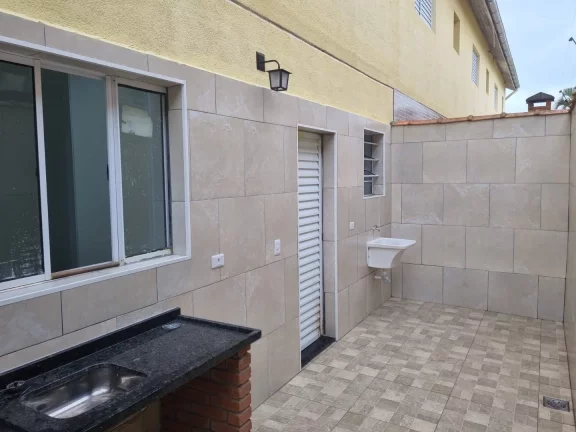 Imagem Sobrado de Condomínio com 3 dorms, Balneário Plataforma, Mongaguá - R$ 320 mil, Cod: 2336