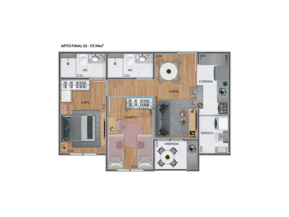 Imagem Apartamento à venda – Condomínio Vallis Residencial, Jundiaí/SP