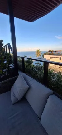Imagem Flat mobiliado pé na areia mobiliado e com área de lazer na cobertura no Jardim Oceania / Bessa - FL0811.