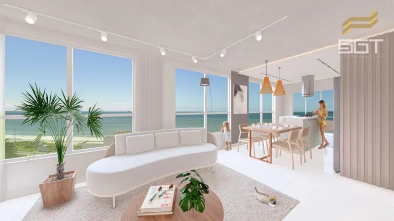 Imagem Lançamento com vista panorâmica do mar em Balneário Piçarras - Apartamentos com 3 Suítes no bairro Itacolomi em Piçarras/SC a venda com Adriano Carpes Imóveis