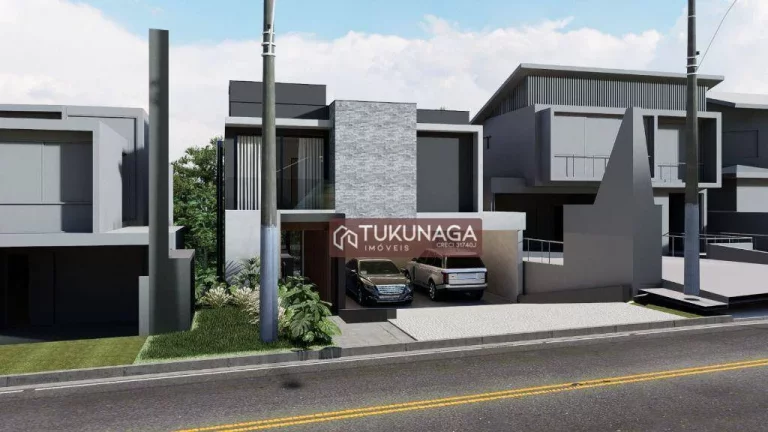 Imagem Sobrado Alto Padrão à venda, com 4 Suítes,480 m² por R$ 4.500.000 - Jardim Fazenda Rincão -Condomínio Arujá V - Arujá/SP
