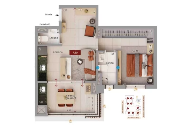 Imagem Comprar apartamento com 1 dormitório em Paraíso São Paulo SP