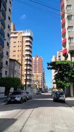 Imagem Apartamento em Praia Grande, Guilhermina, com 1 quarto e sacada, 49m².