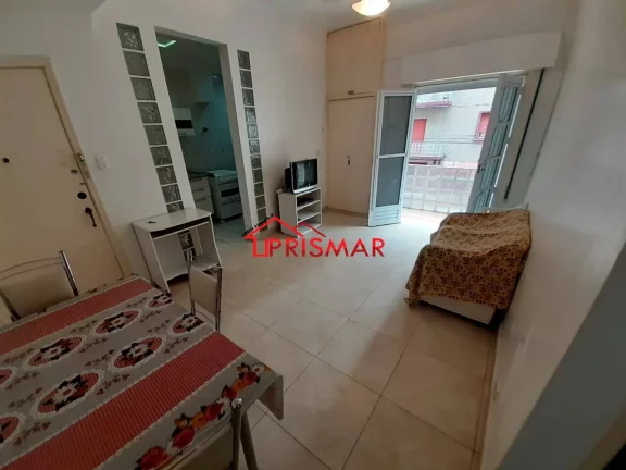 Imagem Frente mobiliado 2 dormitorios 50 mts praia Gonzaga
