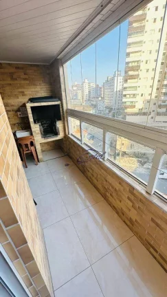 Imagem Apartamento com 1 dormitório à venda, 50 m² por R$ 375.000,00 - Guilhermina - Praia Grande/SP
