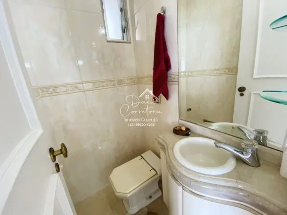 Imagem Imperdível Apartamento à Venda em Guarujá-SP, Pitangueiras: 3 Quartos, 1 Suíte, 2 Salas, 3 Banheiros, 1 Vaga, 165m².
